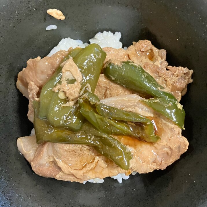 生姜焼き風丼